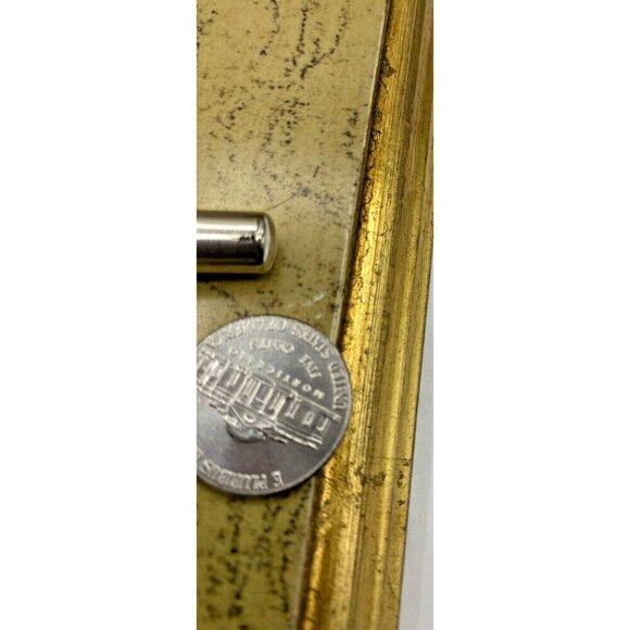 Leonardo Da Vinci Reproduction Art Print On Wood Made In Italy Bevel Gold Tone - Picture 11 of 16